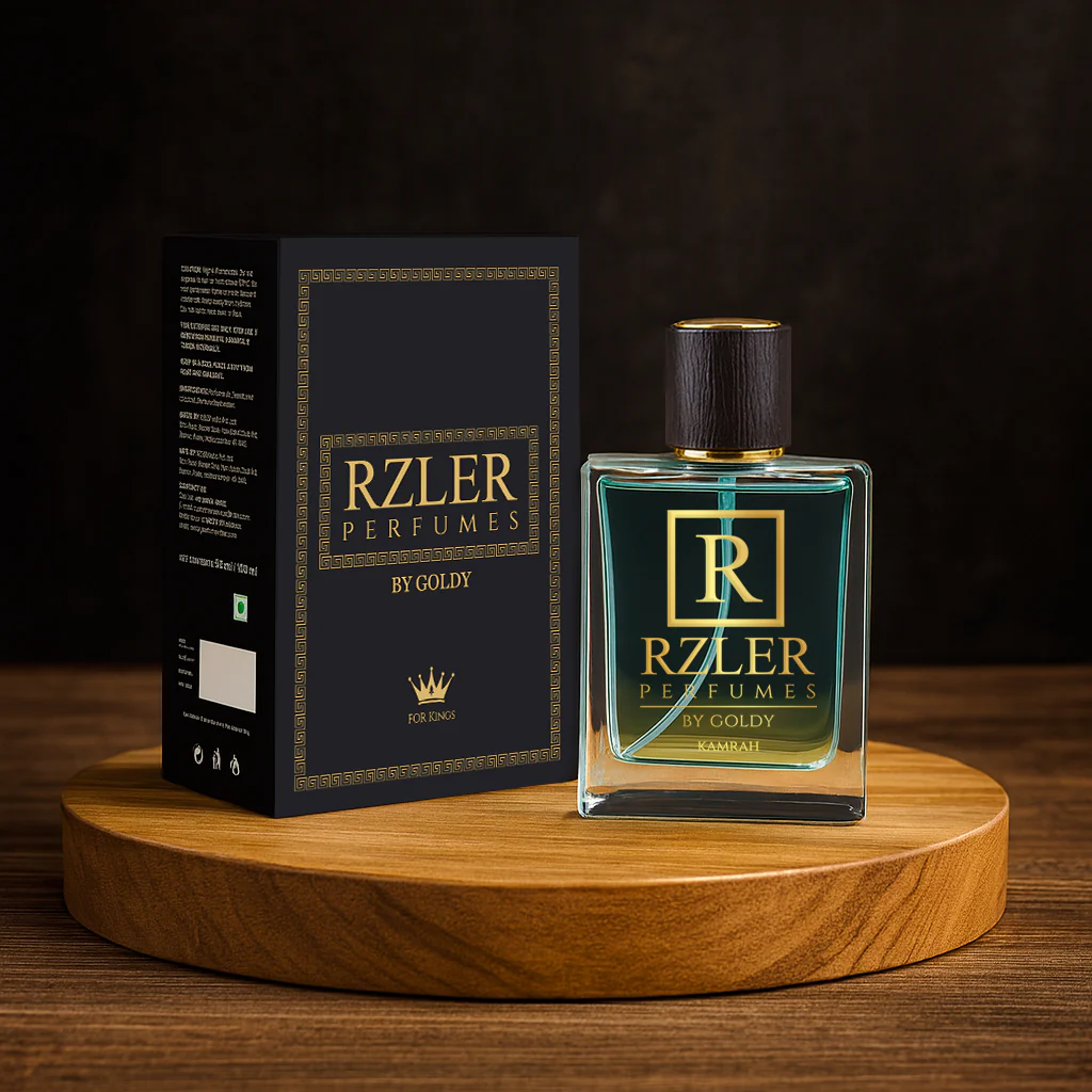 RZLER Kamrah Warm Vanilla Perfume for Men – 50 ml | Cinnamon, Dates & Vanilla - Image 4
