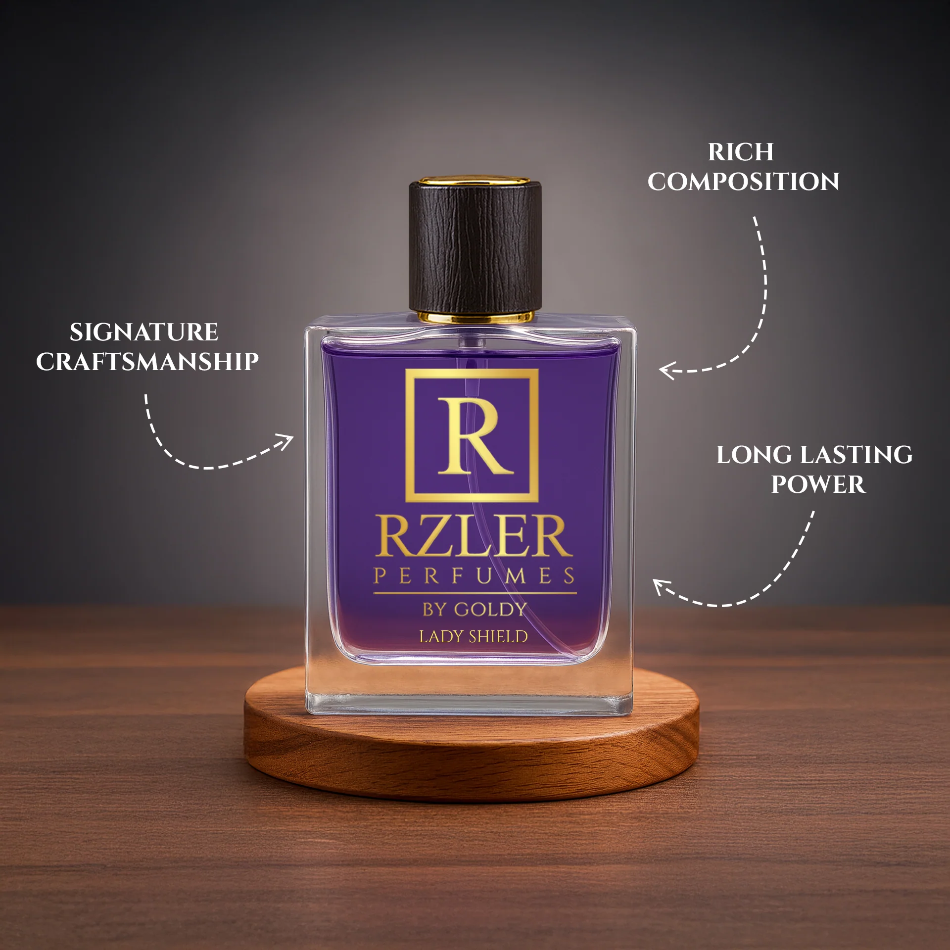 RZLER Lady Shield Floral Fruity Perfume – 50 ml | Berries, Florals & Musk Notes - Image 3