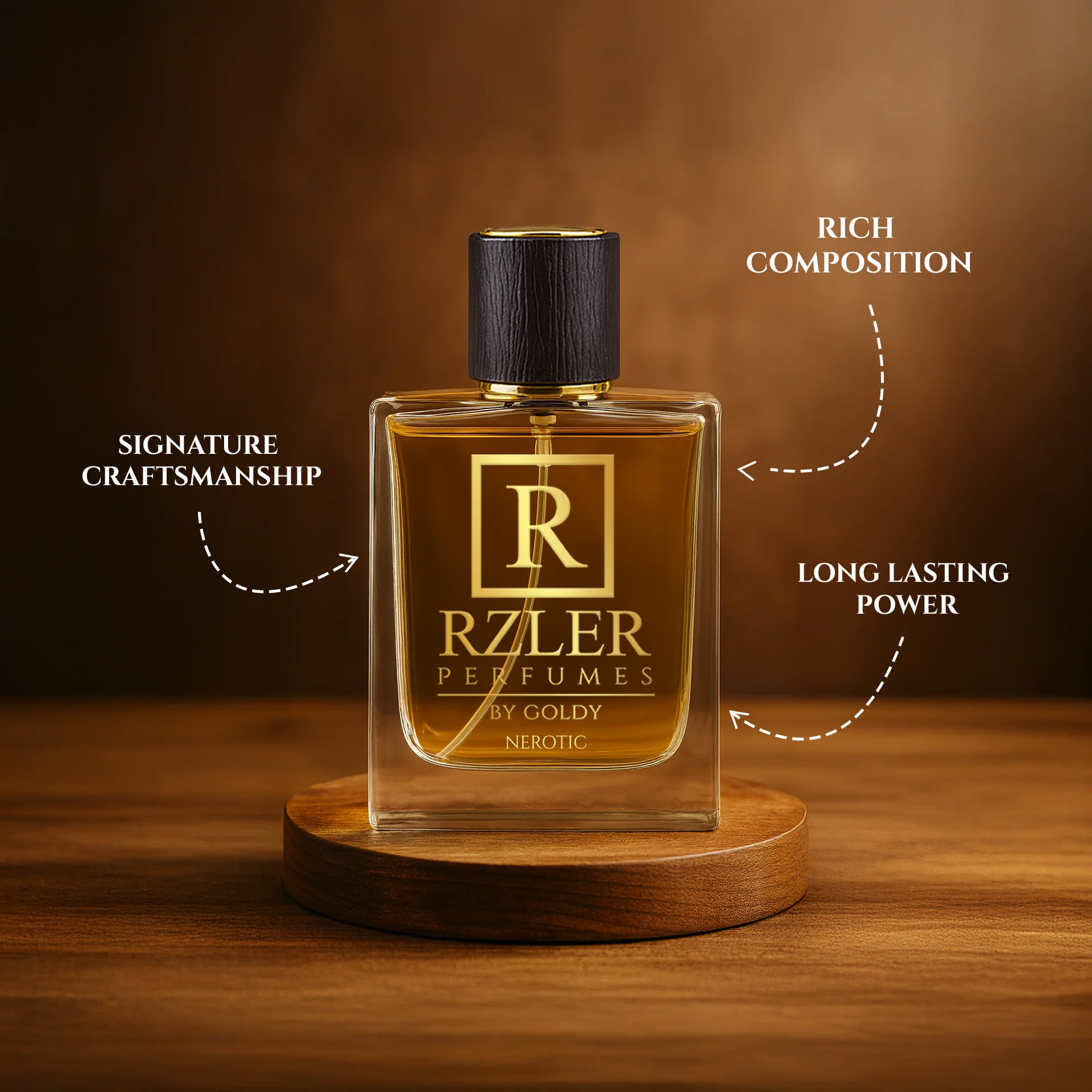 RZLER Nerotic Perfume for Women | RZLER's Signature Oriental Vanilla Fragrance – Elegant, Long-Lasting & Alluring Scent | 50 ml Spray - Image 3