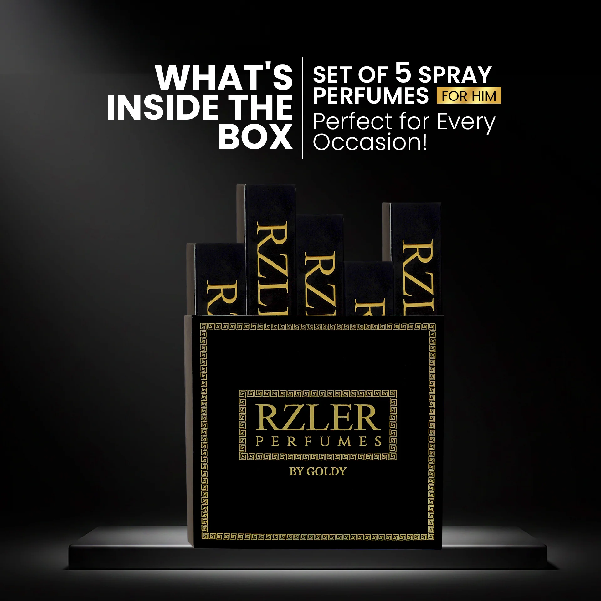 Mens Perfume Gift Set | RZLER Voyager Collection - Image 3