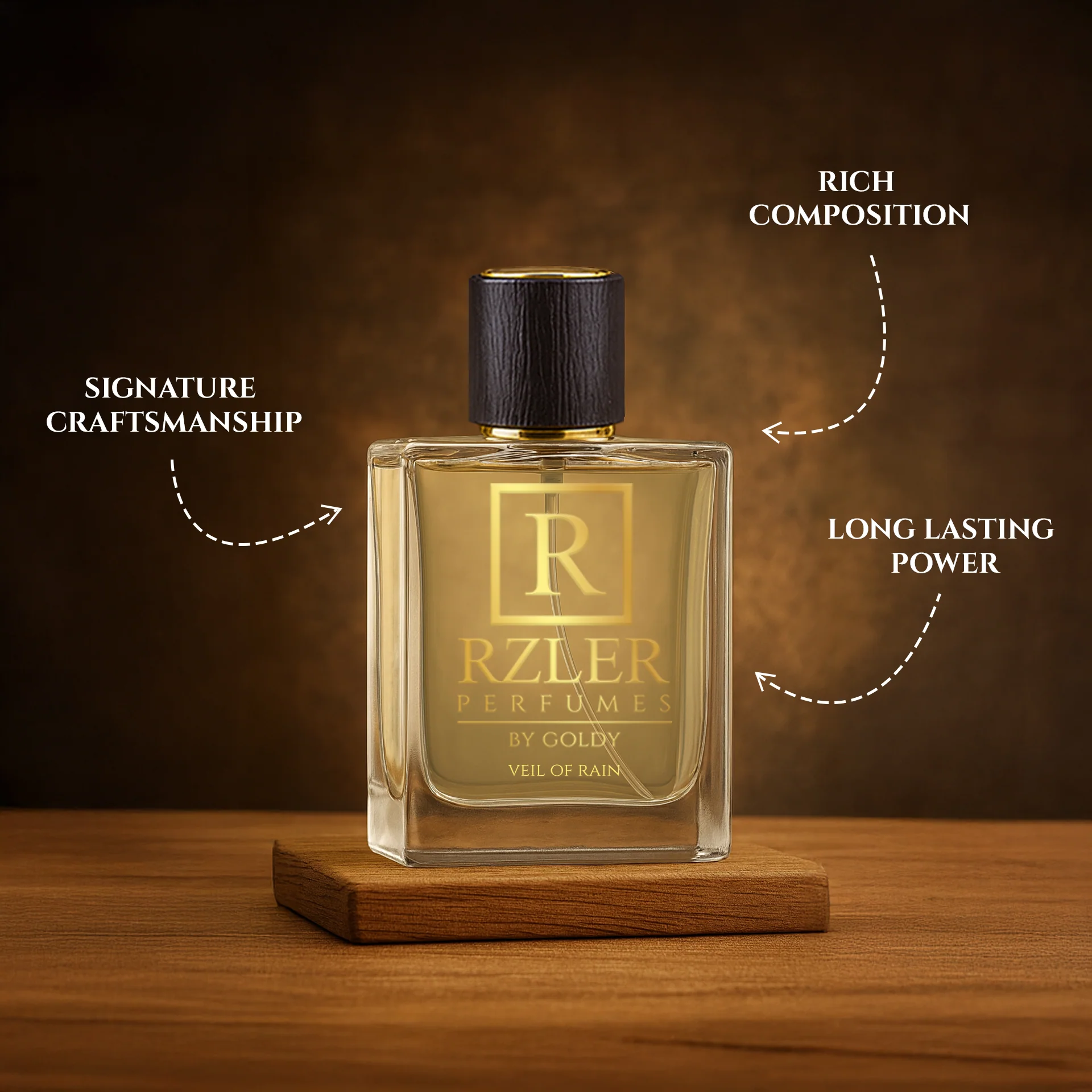 Veil of Rain – Petrichor Perfume Inspired by the First Rain Scent | RZLER 50ml - Image 3